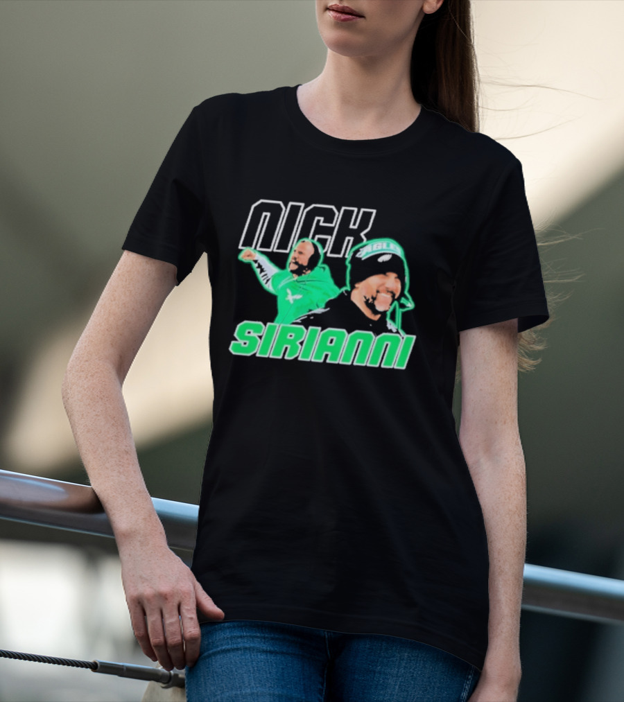 Nick Sirianni Philadelphia Eagles Kelly Green T-Shirt