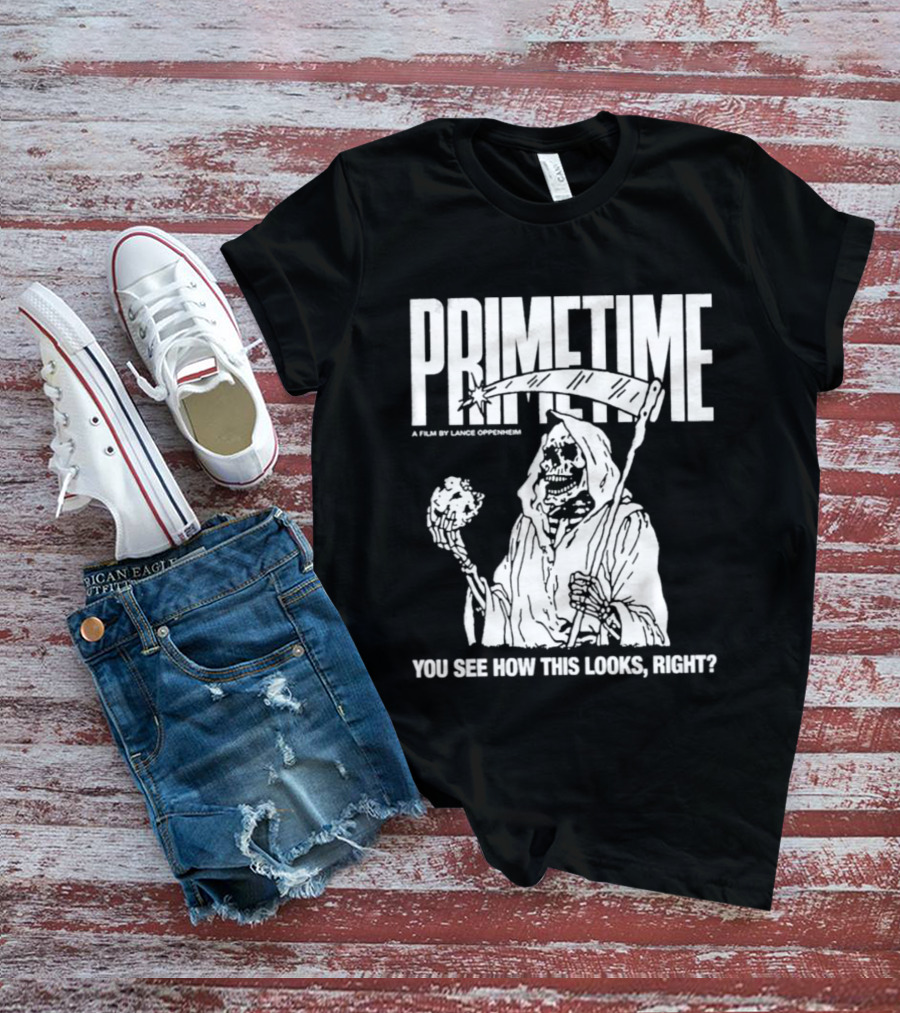 Robert Pattinson Primetime You See How This Looks Right A Film By Louis Oppenheim T-Shirt