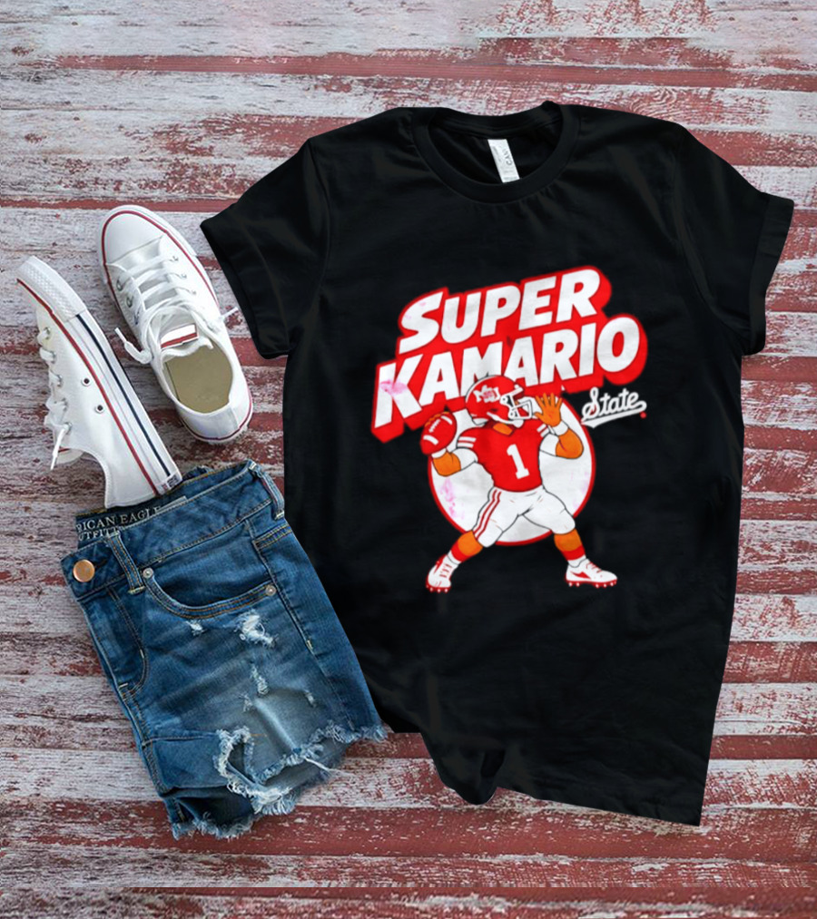 Super Kamario Mississippi State Bulldogs Football Player T-Shirt