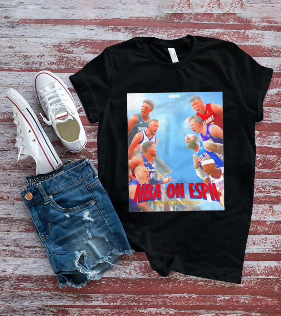 NBA On ESPN Brand New Season 2026 Opening Week Matchups T-Shirt