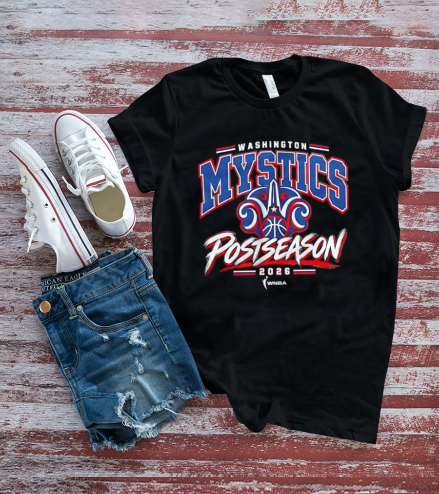 Washington Mystics WNBA Postseason 2026 Basketball Sports Team T-Shirt