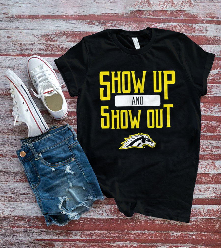 Western Michigan Broncos Show Up Show Out Bold Yellow T-Shirt