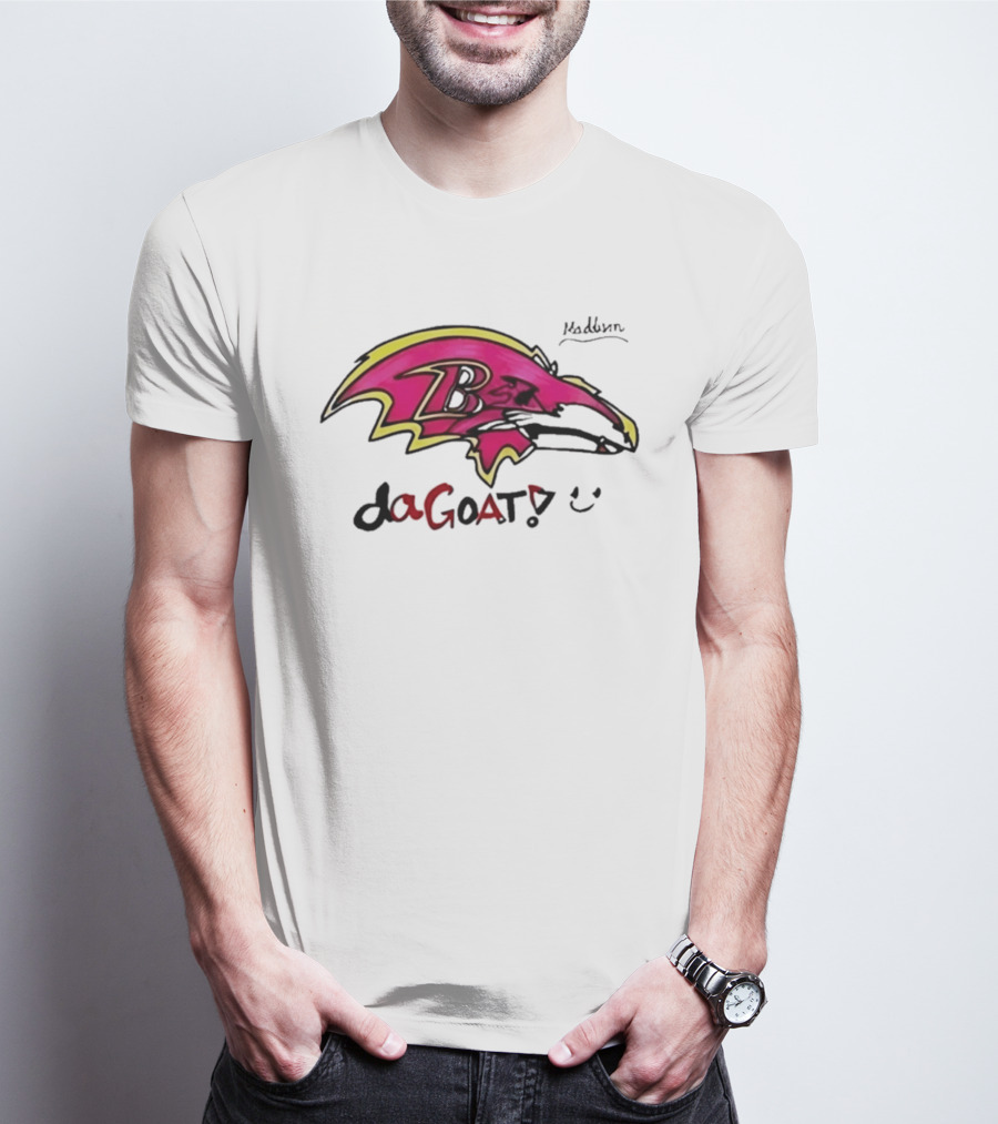 Baltimore Ravens Crucial Catch 2026 Young Heroes Fighting Cancer DaGOAT T-Shirt