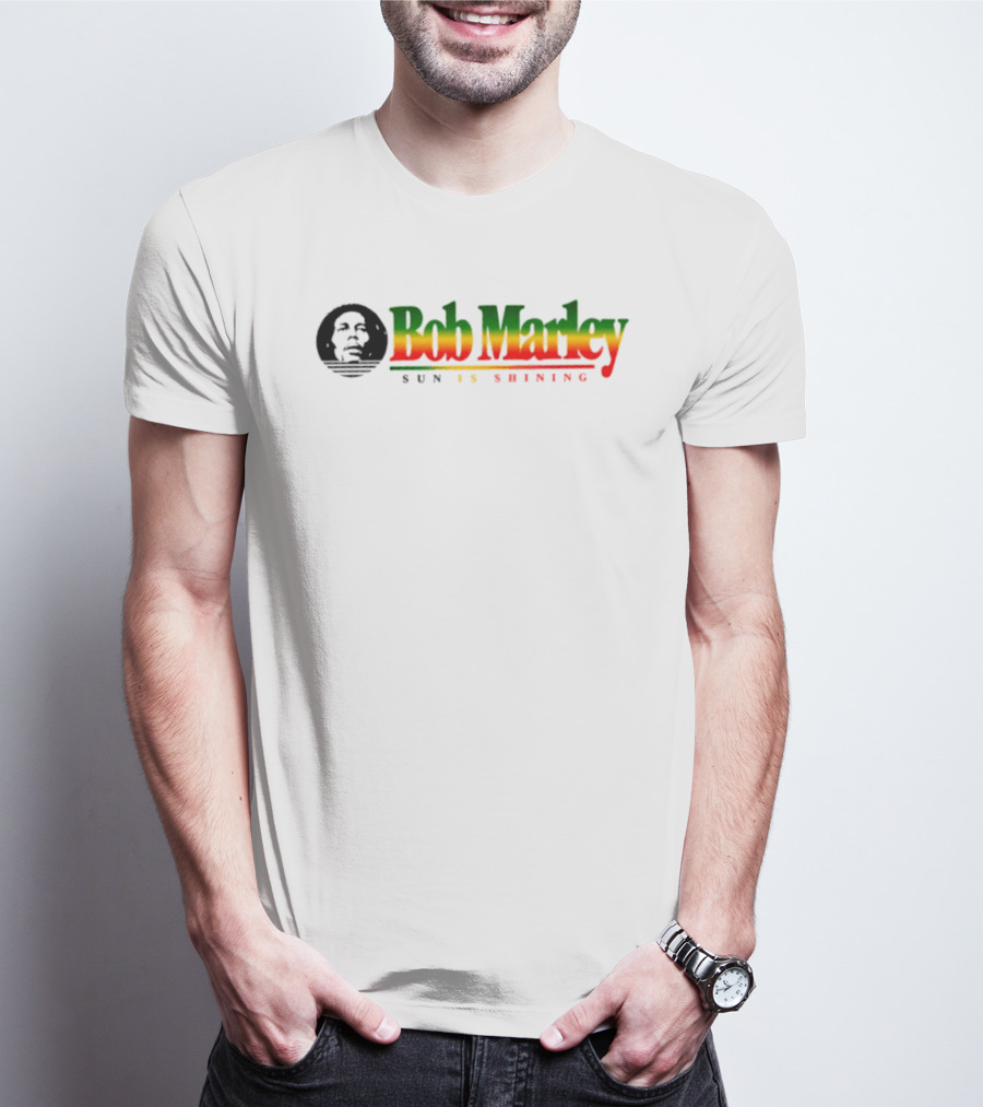 Bob Marley Sun Is Shining Reggae Rasta T-Shirt