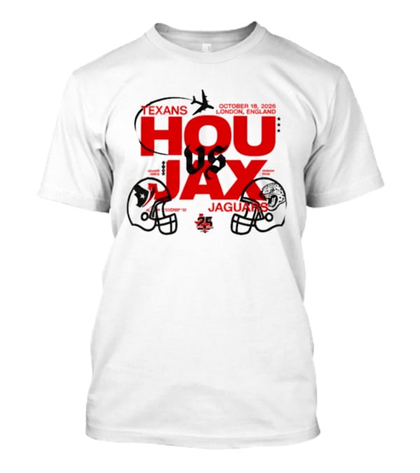 Houston Texans Vs Jacksonville Jaguars London September 12 2026 International Game T-Shirt