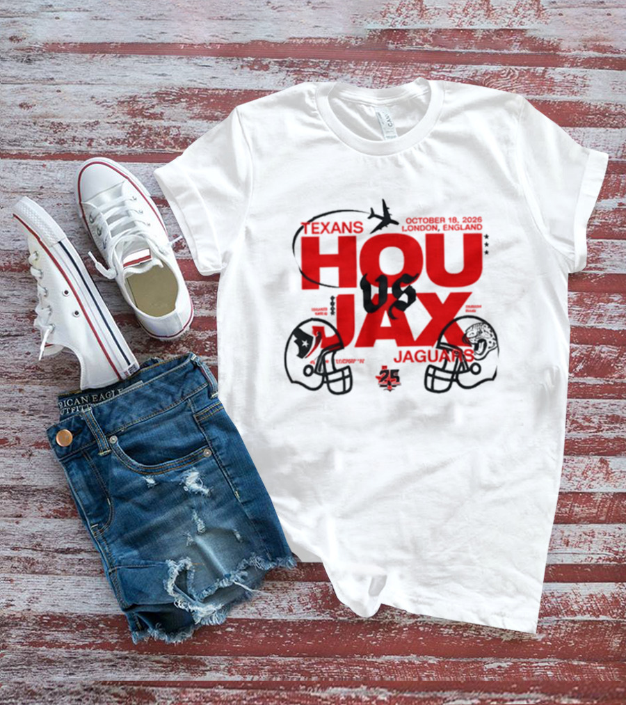 Houston Texans Vs Jacksonville Jaguars London September 12 2026 International Game T-Shirt