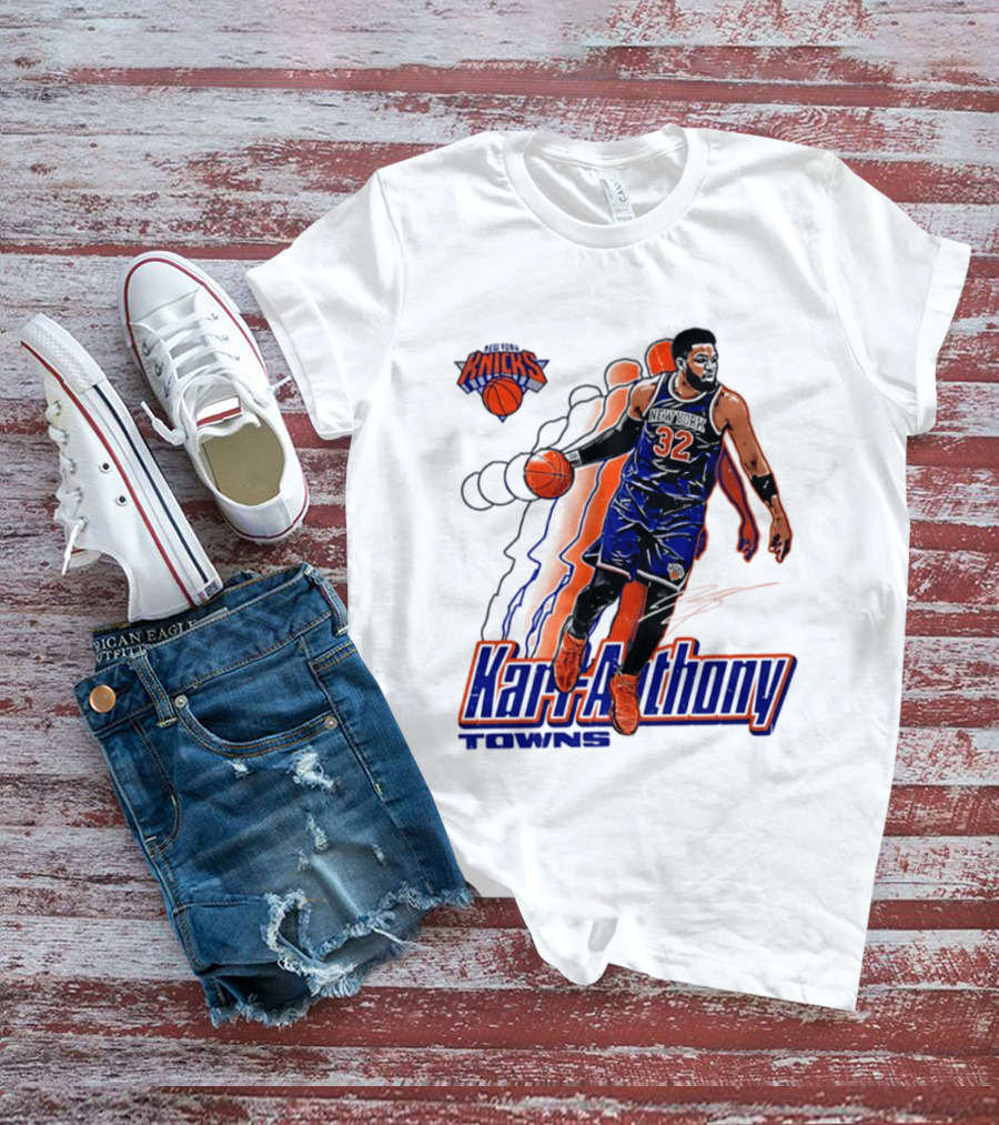 Karl Anthony Towns New York Knicks Basketball 32 T-Shirt