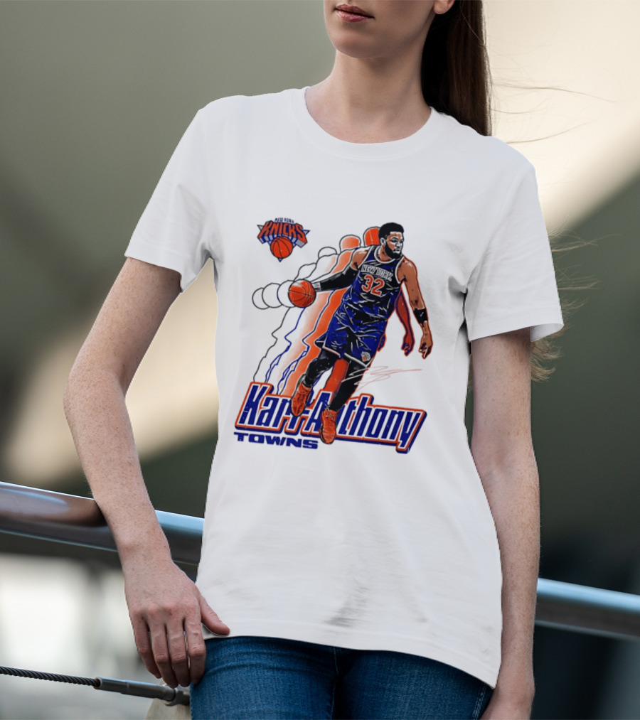 Karl Anthony Towns New York Knicks Basketball 32 T-Shirt