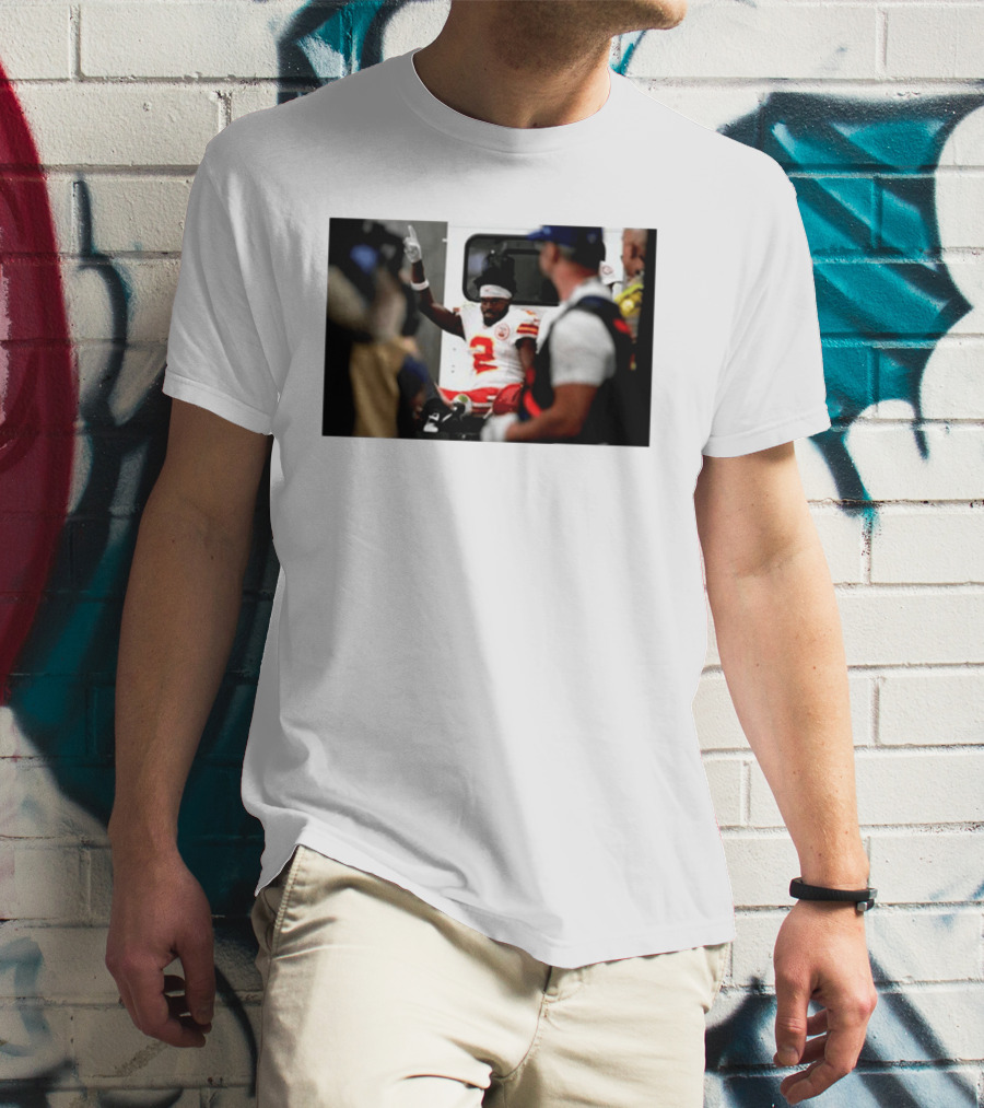 Tyquan Thornton Kansas City Chiefs Number 2 On Field Celebration 2026 T-Shirt