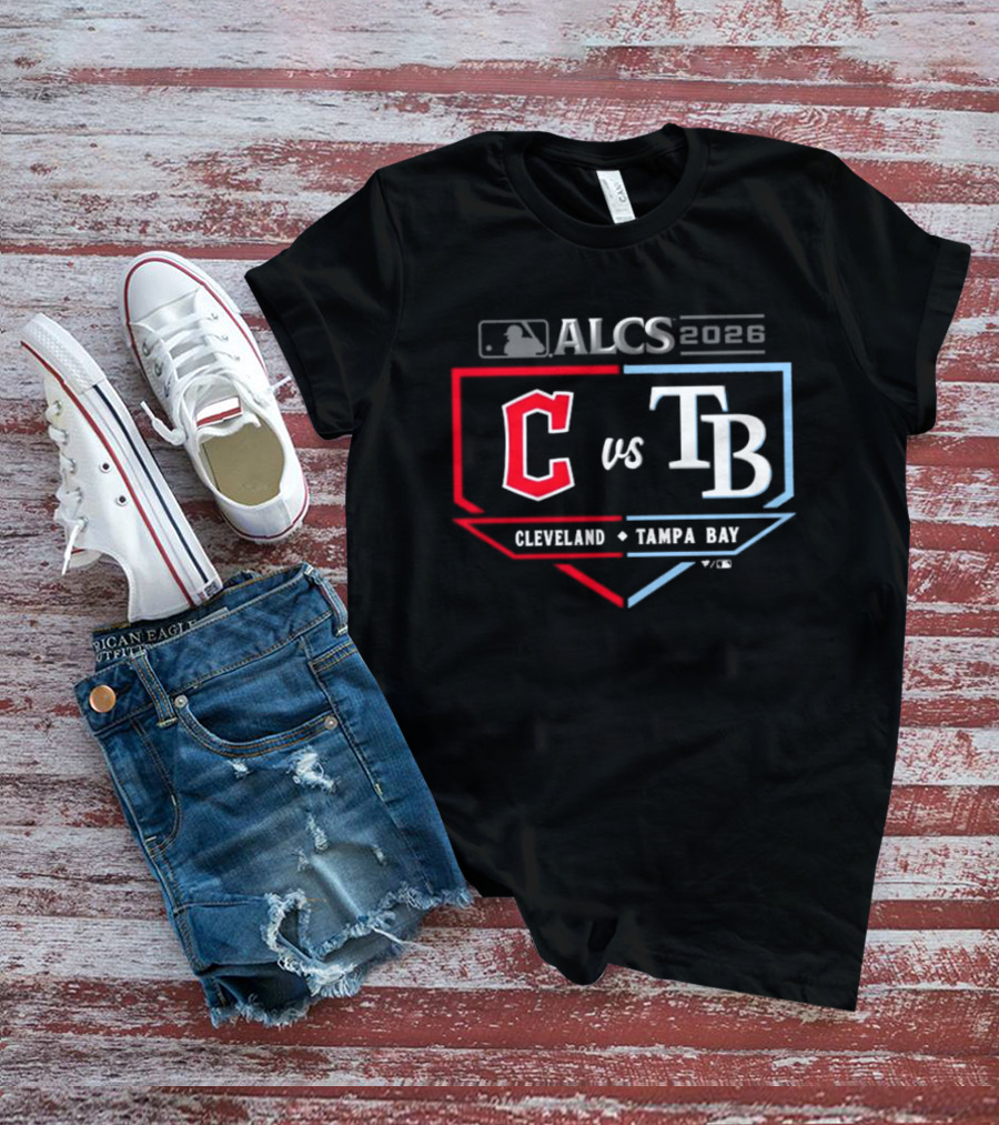 Cleveland Guardians Vs Tampa Bay Rays 2026 ALCS Matchup Official MLB T-Shirt