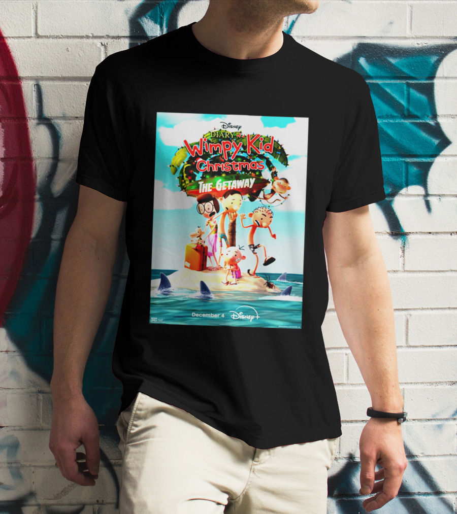 Disney Diary Of A Wimpy Kid Christmas The Getaway December 4 Disney+ T-Shirt