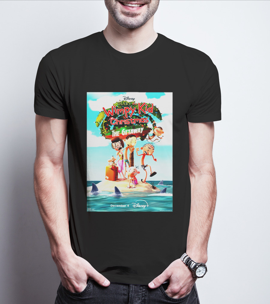 Disney Diary Of A Wimpy Kid Christmas The Getaway December 4 Disney+ T-Shirt