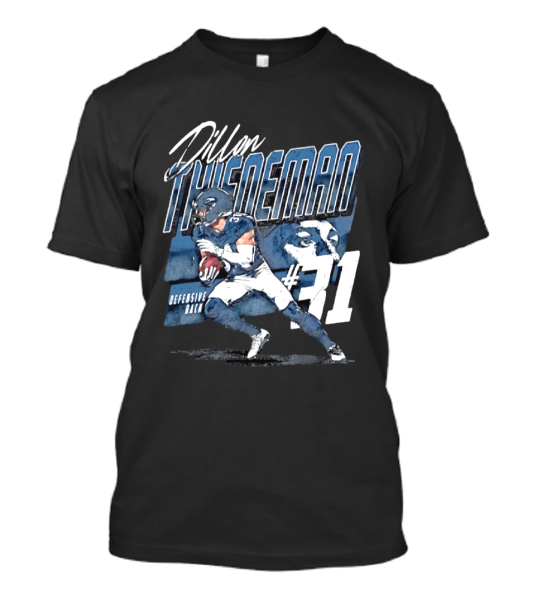 Dillon Thieneman Offensive Back #31 Chicago Bears Player Name And Number T-Shirt