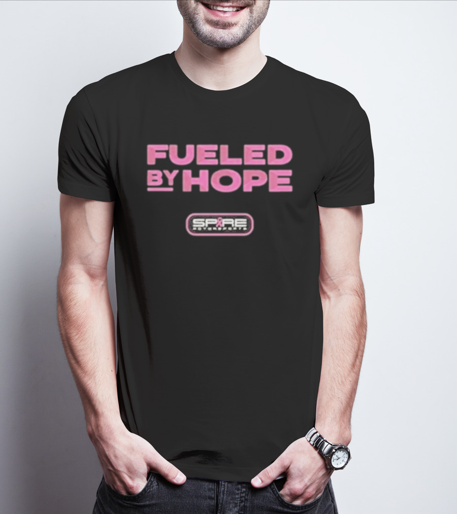 Fueled By Hope Spire Enterprises Pink Ribbon 2026 T-Shirt