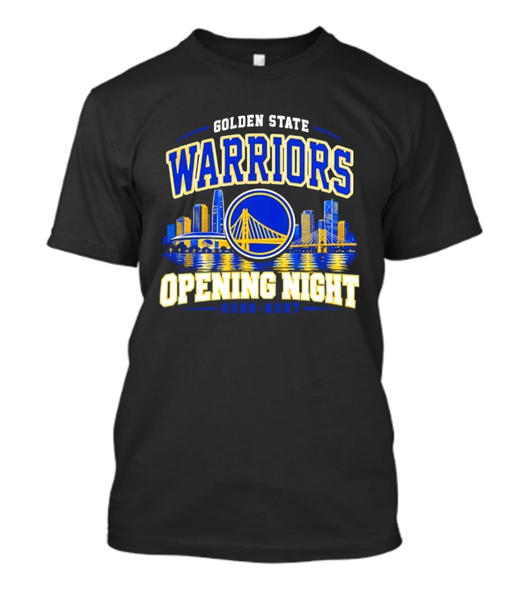 Golden State Warriors Opening Night 2026 2027 City Skyline T-Shirt