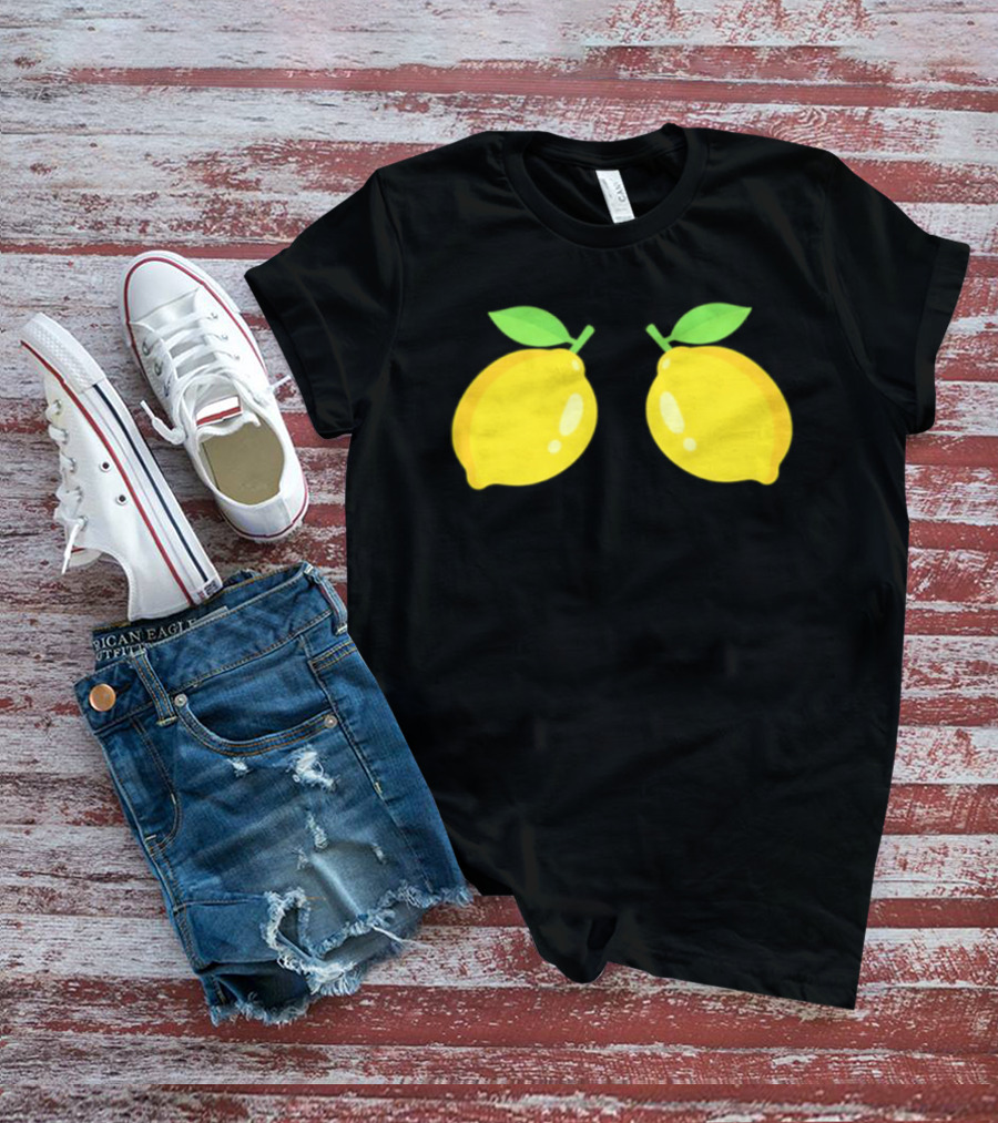 Lemons Over Boobs Bold Citrus T-Shirt