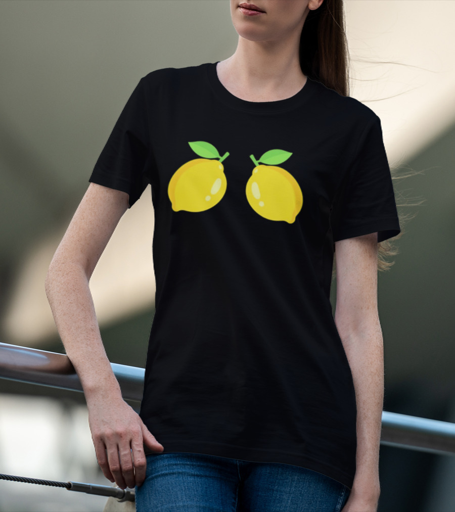 Lemons Over Boobs Bold Citrus T-Shirt