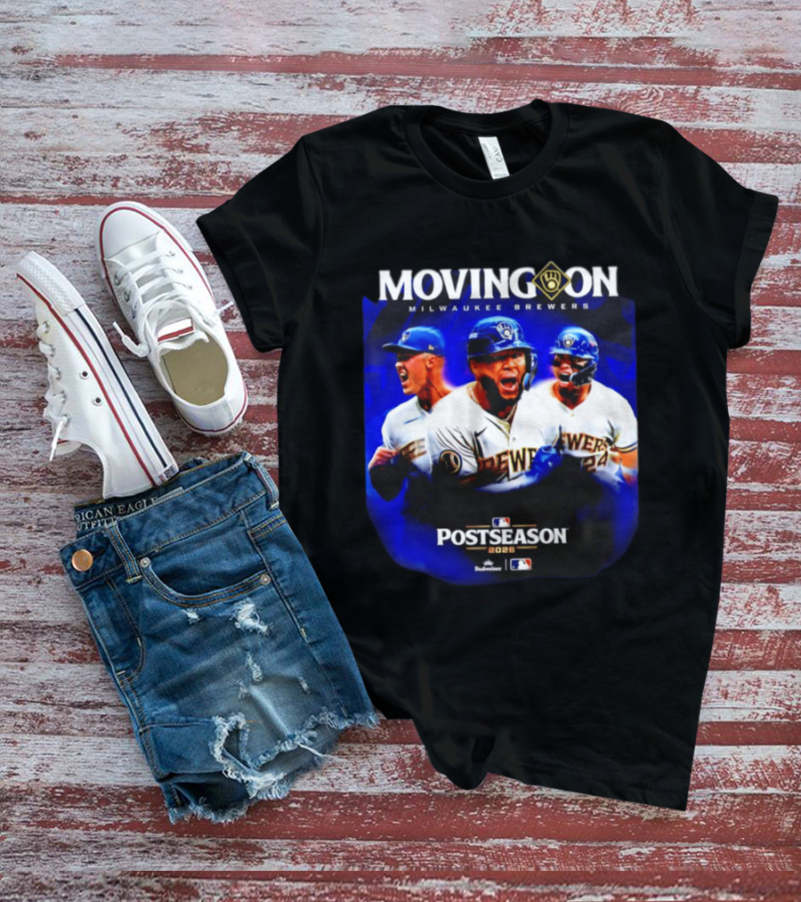 Moving On Milwaukee Brewers Postseason 2026 MLB Celebration T-Shirt