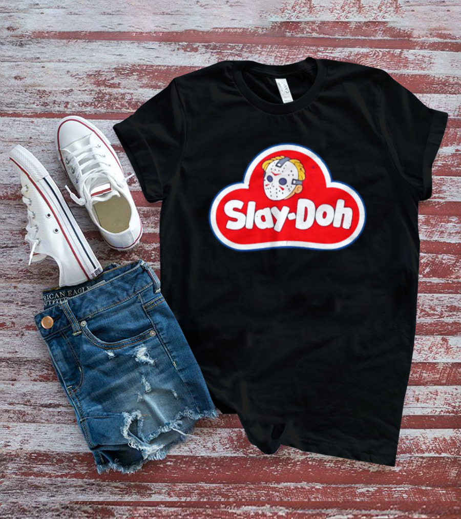 Slay Doh Jason Voorhees Mashup Friday The 13th T-Shirt