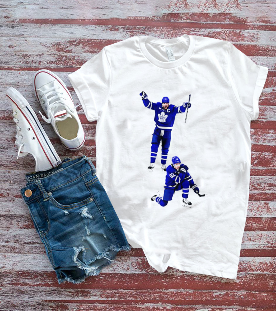 Auston Matthews Gavin McKenna Toronto Maple Leafs Firts One Hockey Players T-Shirt