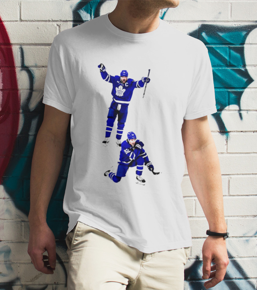 Auston Matthews Gavin McKenna Toronto Maple Leafs Firts One Hockey Players T-Shirt
