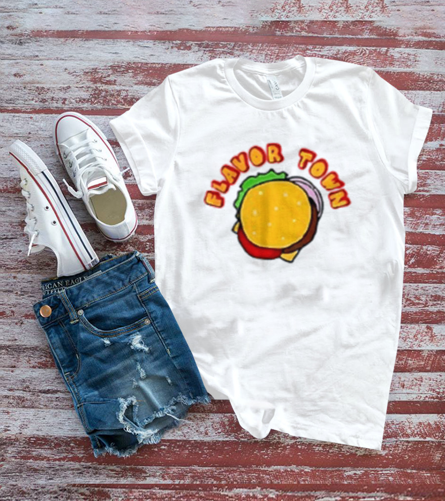 Burger Flavor Town Artisan Adjunct Ales Hot Tub Party For Ur Taste Buds T-Shirt