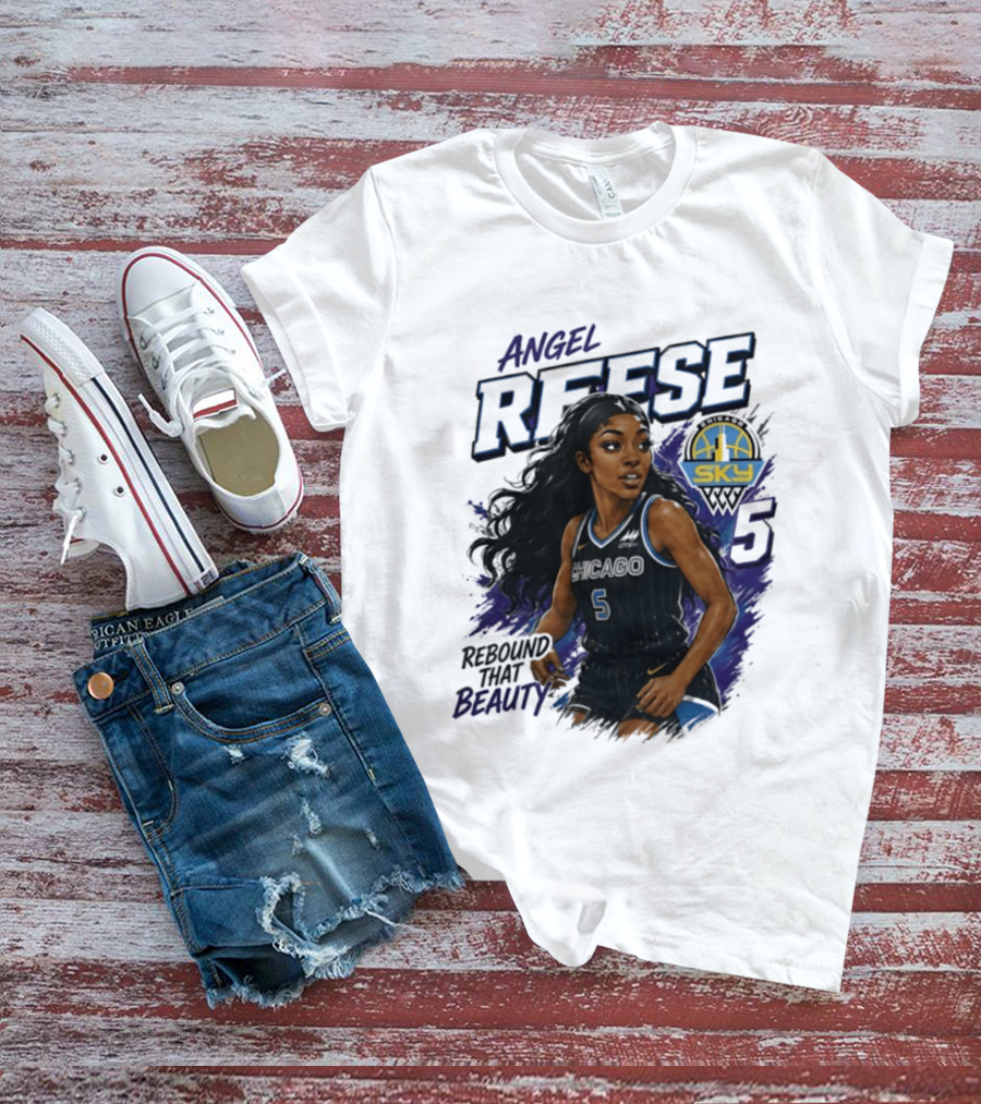 Angel Reese Chicago Sky 5 Rebound That Beauty T-Shirt