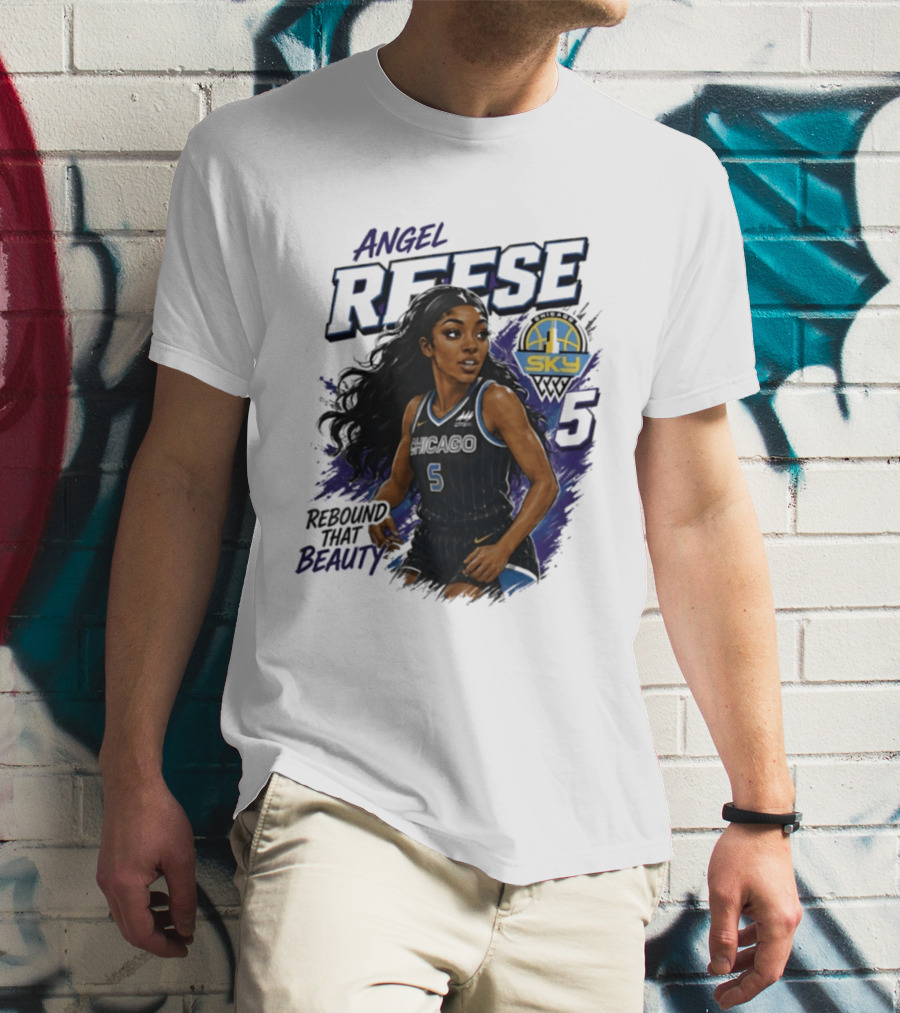 Angel Reese Chicago Sky 5 Rebound That Beauty T-Shirt