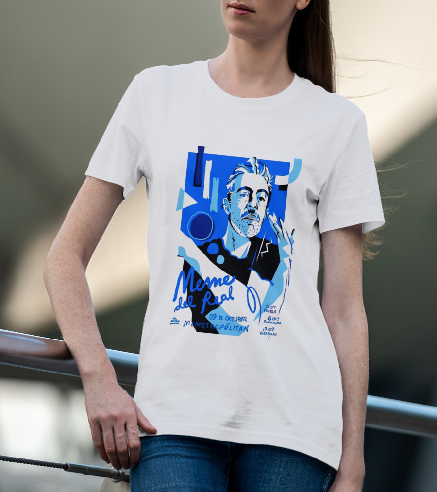 Meme Del Real 09 De Octubre 2026 Metropolitán MX Concert T-Shirt