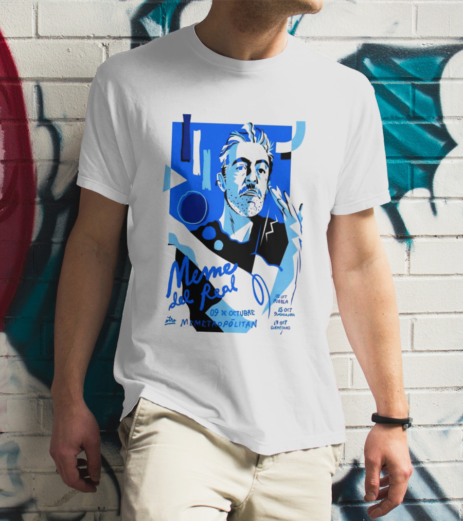 Meme Del Real 09 De Octubre 2026 Metropolitán MX Concert T-Shirt
