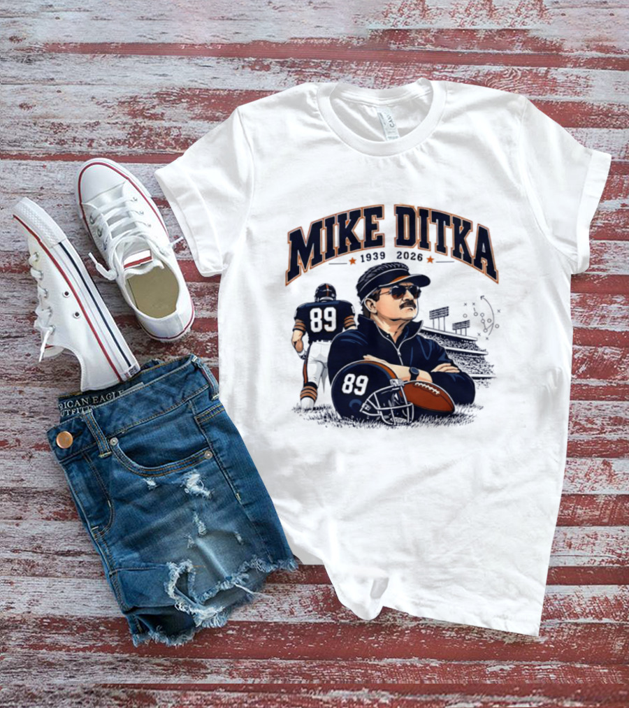 Mike Ditka 1939 2026 Chicago Bears Coach Football Legacy T-Shirt