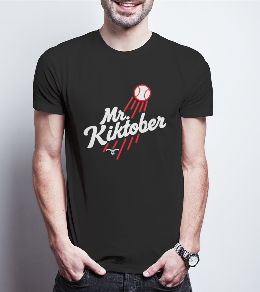 Kike Hernandez Mr Kiktober Los Angeles Dodgers Baseball T-Shirt