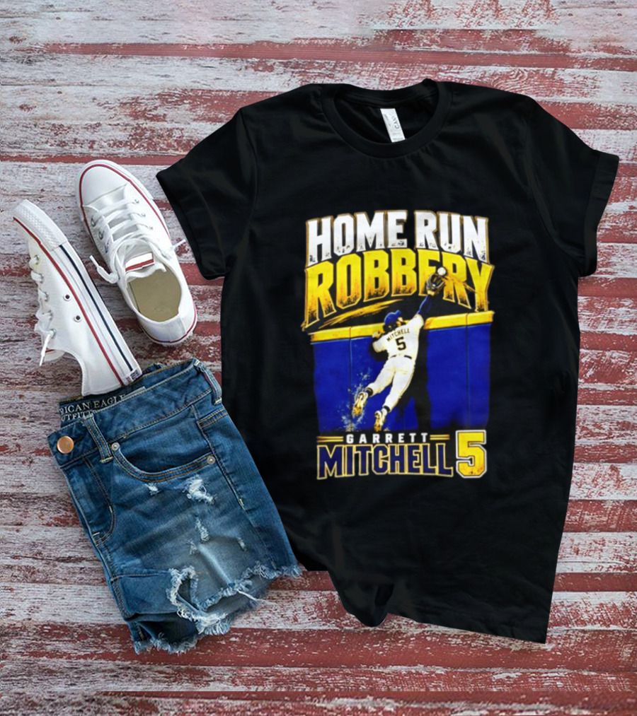Home Run Robbery Garrett Mitchell 5 Milwaukee Brewers NLCS 2026 T-Shirt