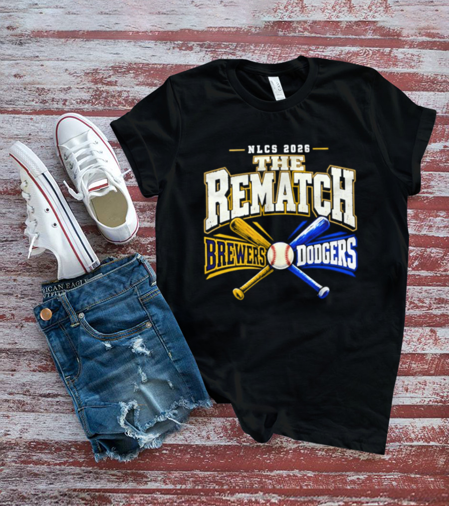 NLCS 2026 The Rematch Brewers Vs Dodgers T-Shirt