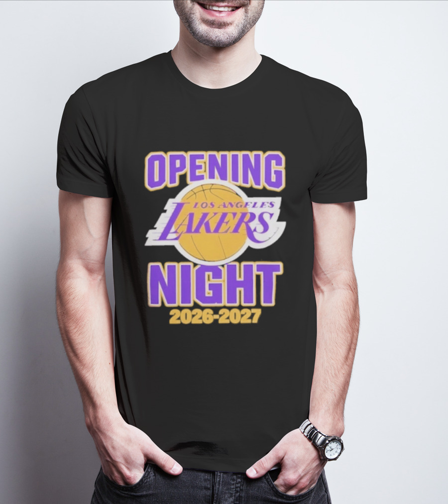 NBA 2026 2027 Opening Night Los Angeles Lakers T-Shirt