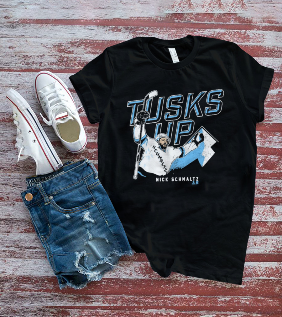 Nick Schmaltz Tusks Up Hockey Celebration T-Shirt