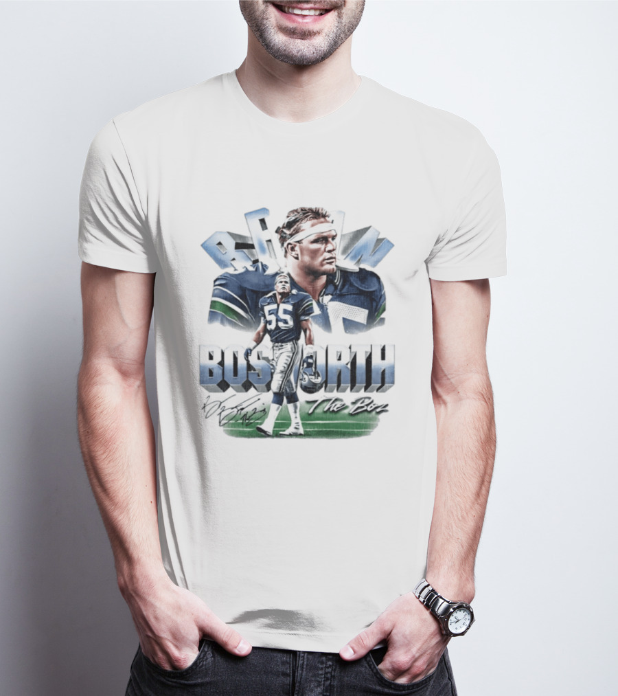 Brian Bosworth Seattle Seahawks The Boz 55 T-Shirt