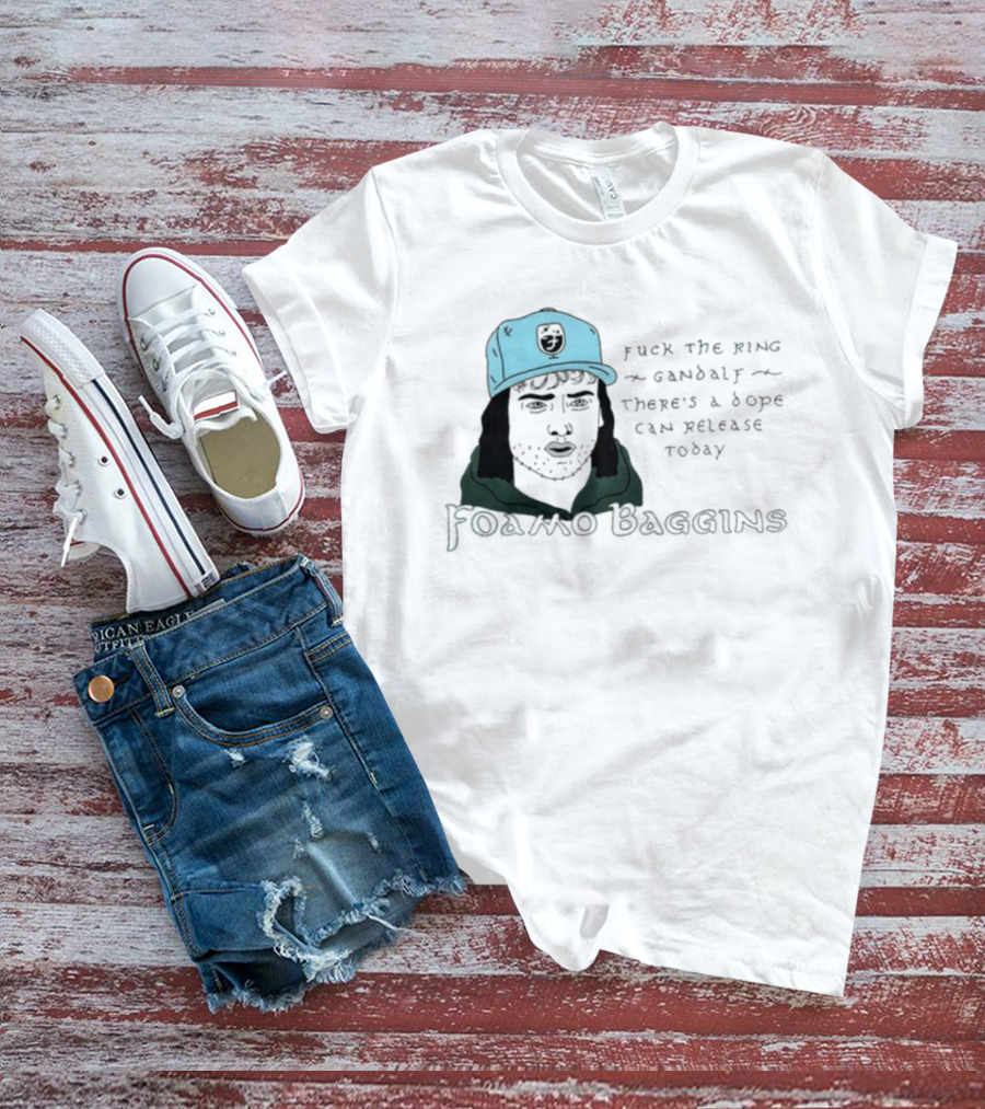 Foamo Baggins Humor Gandalf Dope Can Release T-Shirt