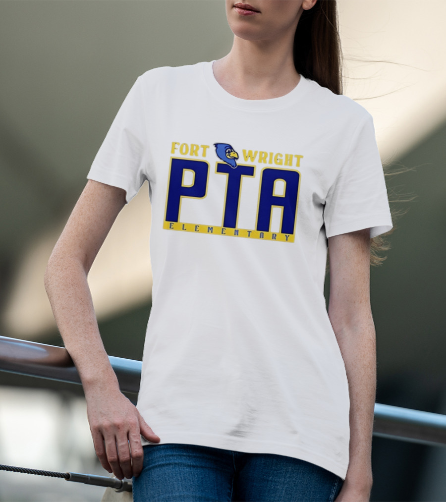 Fort Wright Elementary PTA Blue Jay T-Shirt