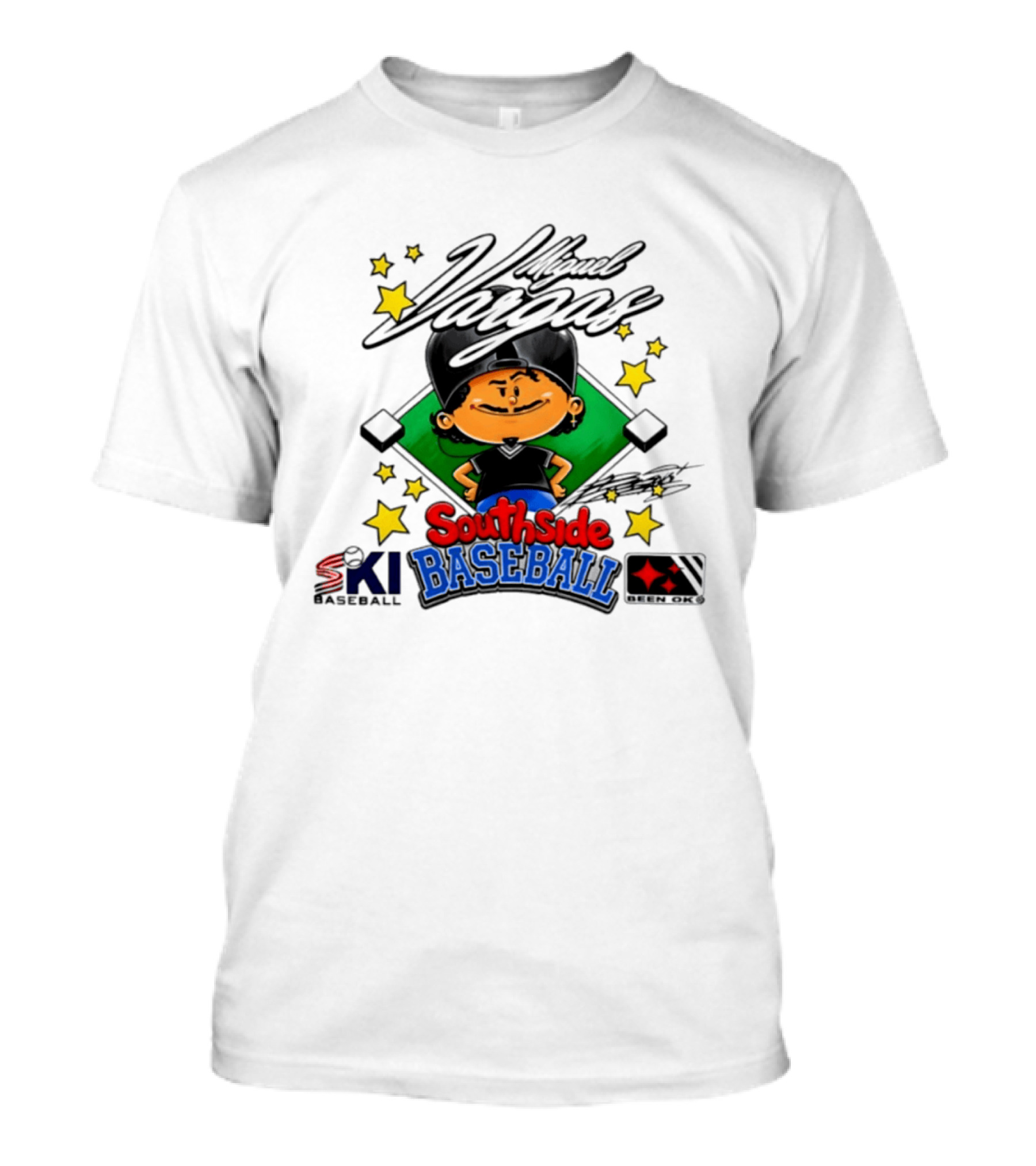 Miguel Vargas Southside Baseball Chicago White Sox Sports SKI Baseball Stars T-Shirt
