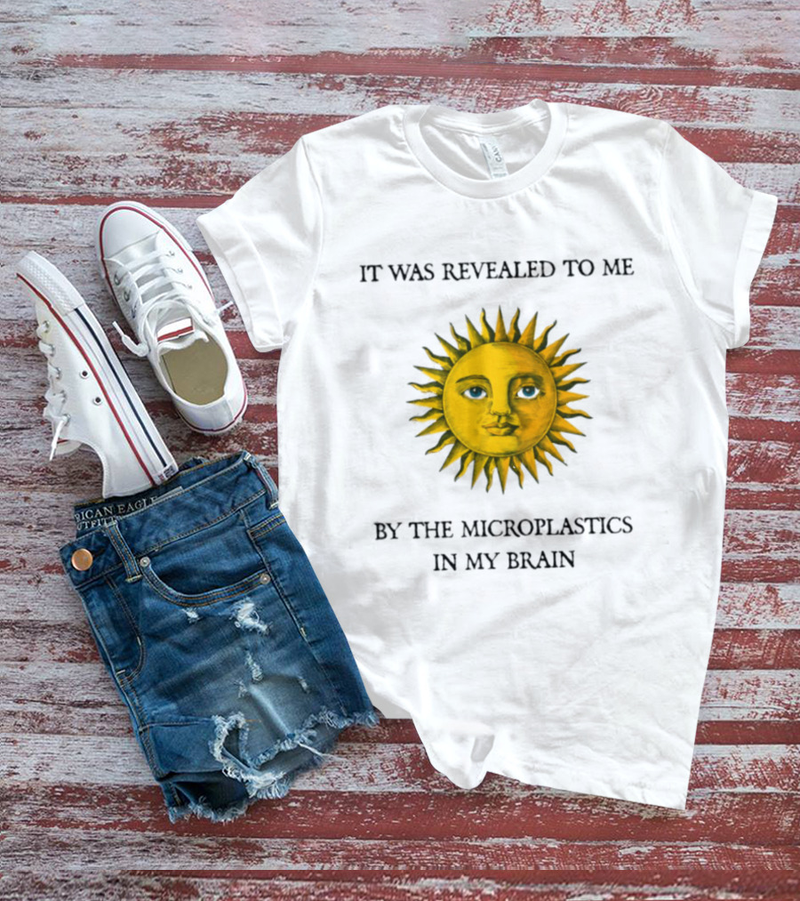 It Was Revealed To Me Sun By The Microplastics In My Brain T-Shirt