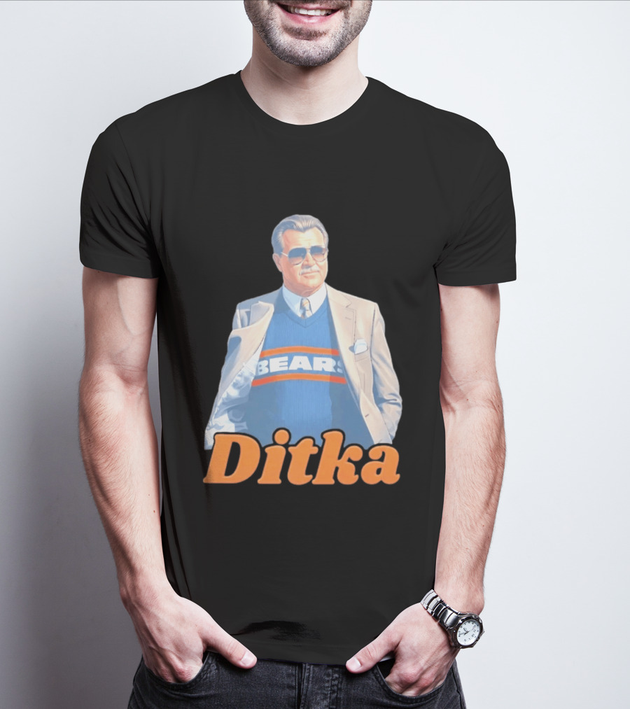 Ditka Bears Chicago Football Coach T-Shirt