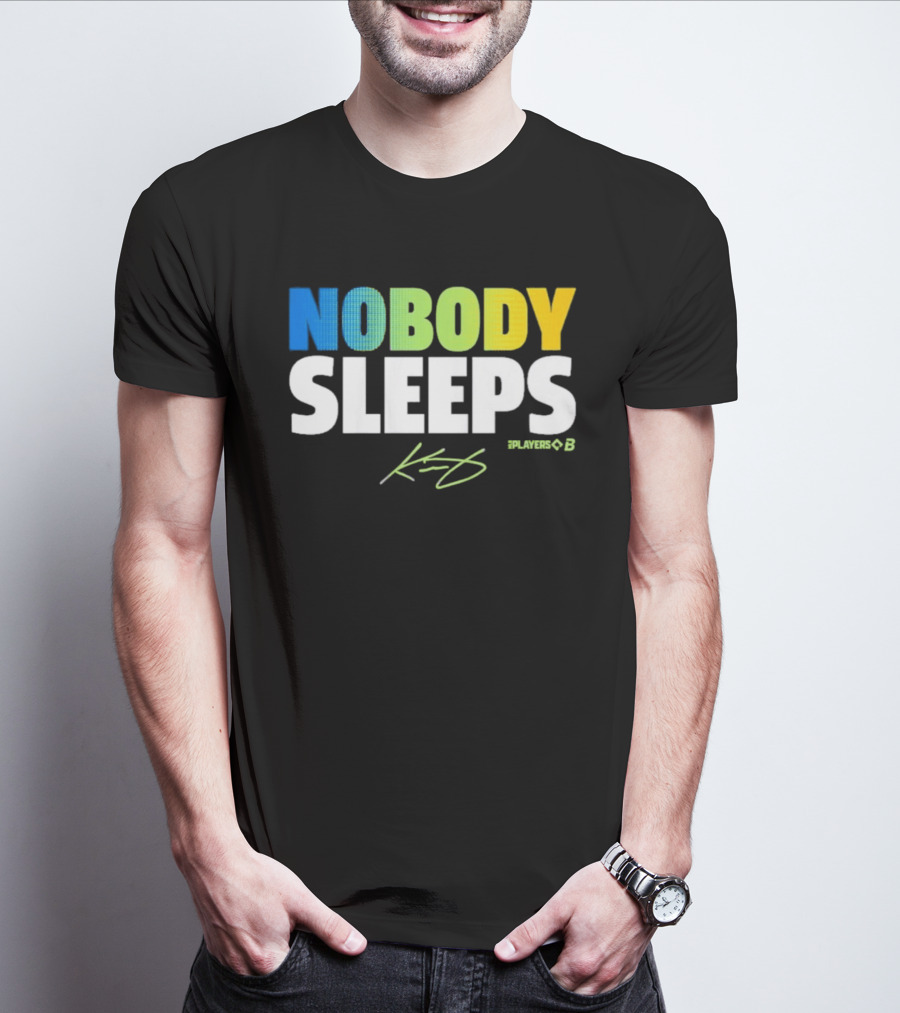 Kevin Cash Nobody Sleeps Signature Summer B T-Shirt