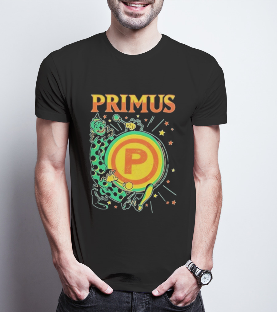 Primus Send In The Clowns New Year's Eve Oakland 2025 Event Featuring Drummer T-Shirt