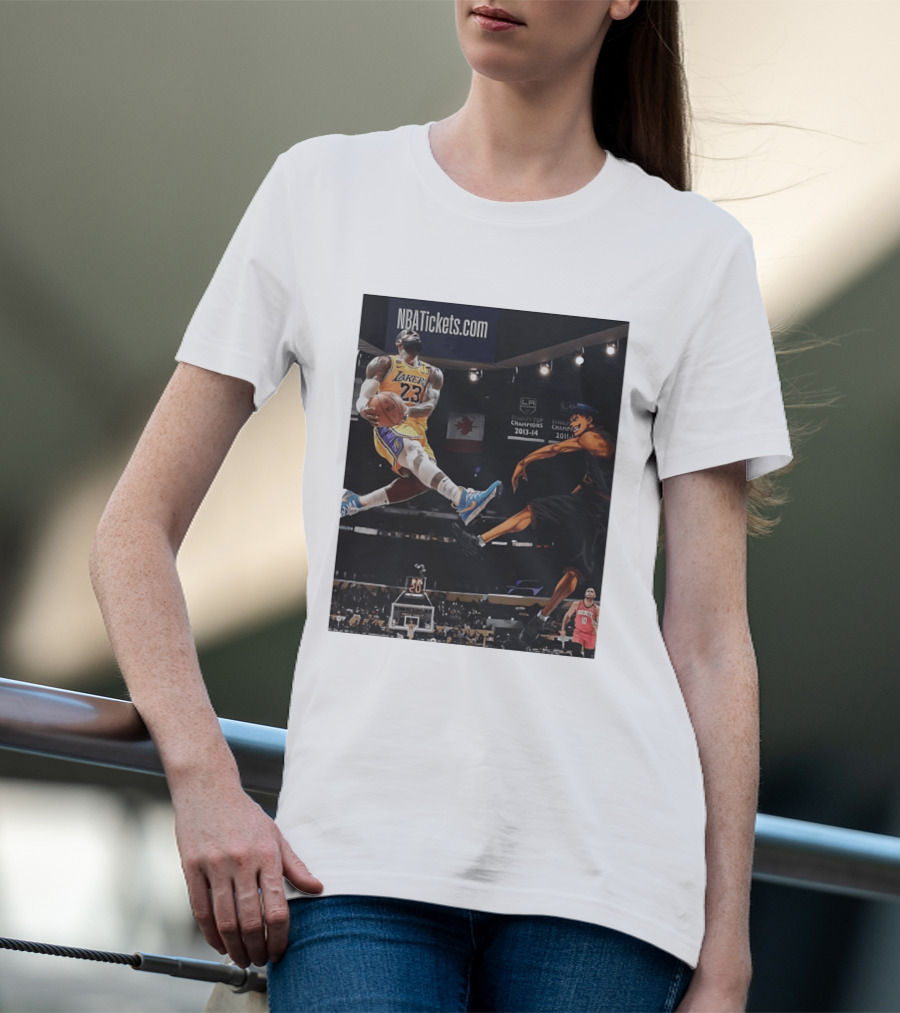 Alley Oop Lakers 23 NBA Anime Champions 2013 14 2017 18 T-Shirt