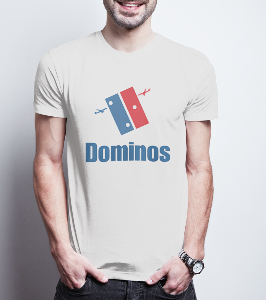 Dominos 9.11 Parody With Plane T-Shirt