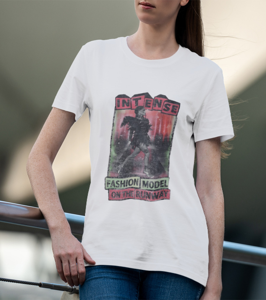 Intense Fashion Model On The Runway T-Shirt