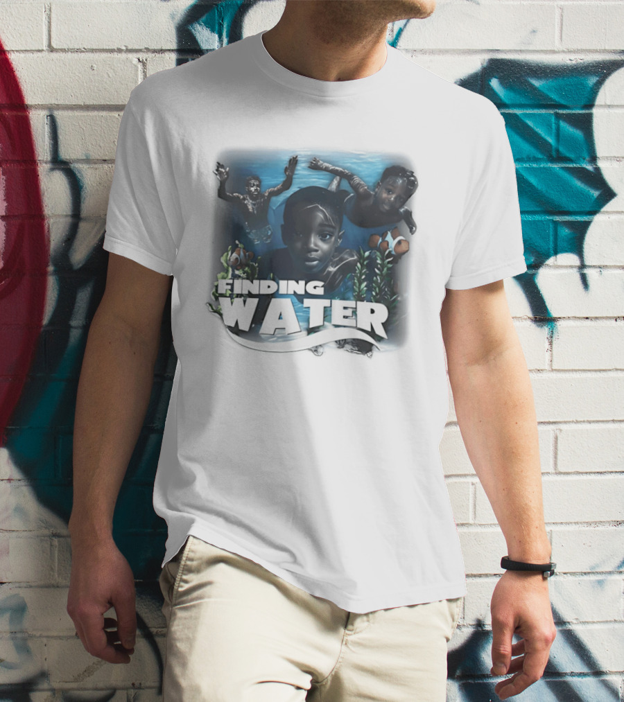 Finding Water Adventures Kids Underwater Journey T-Shirt