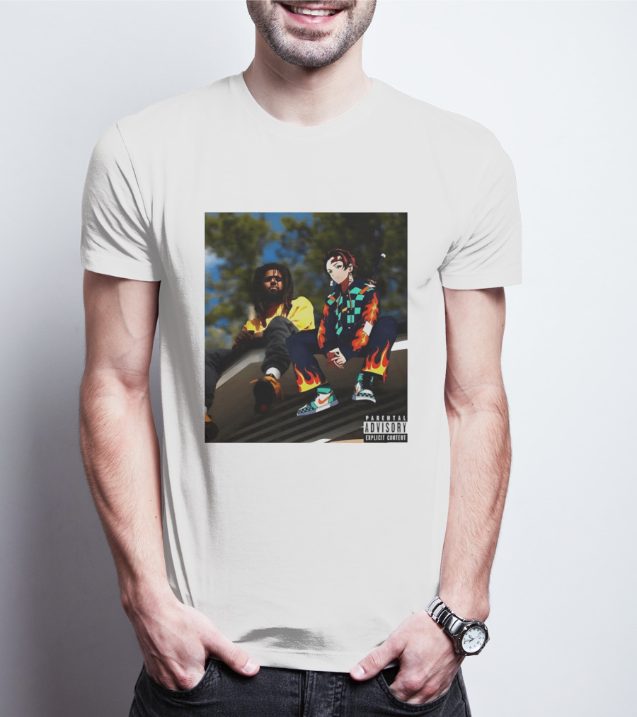Forest Hills Scru Face Jean Tanjiro Kamado Parental Advisory Explicit Content T-Shirt