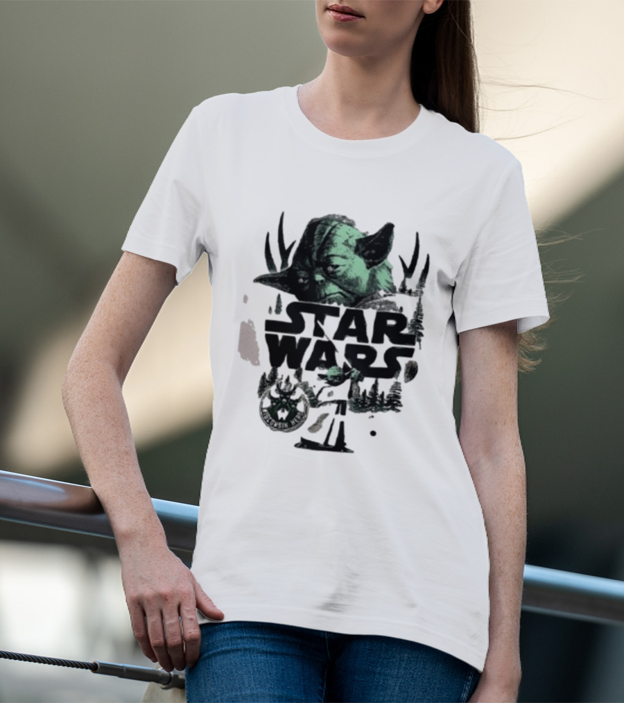 Star Wars Yoda Wisconsin Herd Crossover Collaboration T-Shirt
